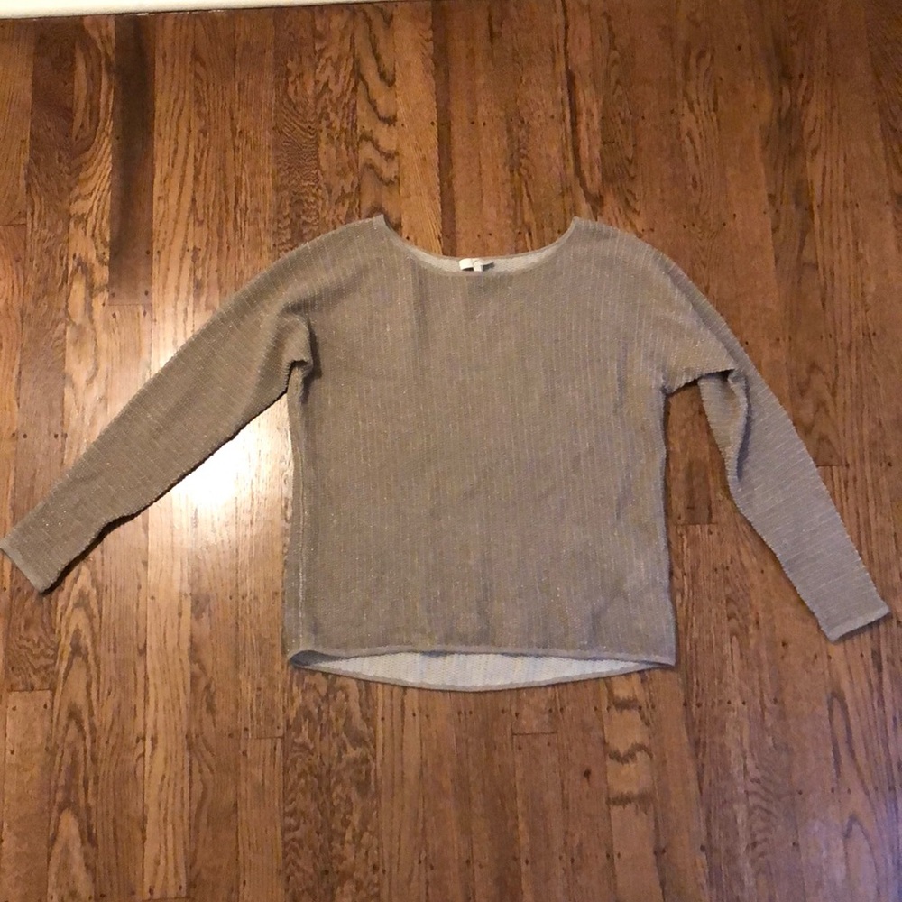 Beautiful shimmery Joie gold sweater size XS